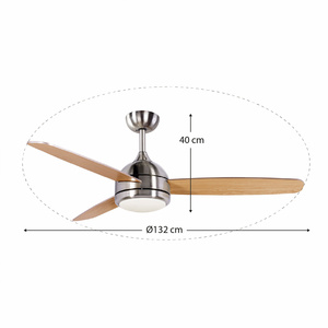 eco friendly <b>ceiling</b> <b>fans</b> <b>remote</b> <b>controlled</b> / SILVER SIROCO DC - Product Image 4