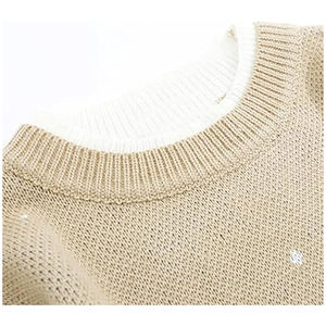 Venta al por mayor 300Gsm algodón sudaderas bordado personalizado hombro caído Unisex cuello redondo de gran tamaño 100% algodón orgánico para el invierno - Product Image 3