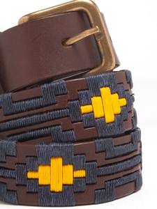 Cinturón de cuero POLO Cinturón de cuero de polo de servicio pesado Color personalizado Cinturón de cintura de polo de cuero genuino de alta calidad - Product Image 2