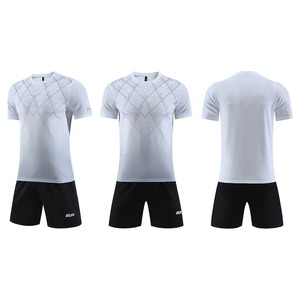 ชุดเสื้อฟุตบอลสำหรับเด็กเสื้อฟุตบอลผ้าโพลีเอสเตอร์สำหรับทุกเพศชุดเครื่องแบบสีแดงสีฟ้าและเขียว - Product Image 4