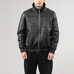 <b>Cheap</b> Price Men Leather <b>Jackets</b> New Arrival Men Leather <b>Jackets</b> <b>Winter</b> Customized Color Leather <b>Jacket</b> - Product Image 5