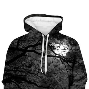 Sudaderas con Capucha Personalizadas Impresas en 3D, de Poliéster/Algodón, Transpirables, Cómodas y de Alto Rendimiento para Hombre - Product Image 3