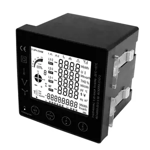 PAC-5000 Multifungsi Panel Daya 3 Fase Smart Energy Meter 96*96Mm RS485 Modbus RTU 4 Kawat Panel Meter