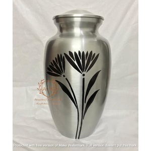 Solid Brass urn for human ashes Personalized <b>memorial</b> <b>plaque</b> Cremation urn Large urn for adult - Product Image 4