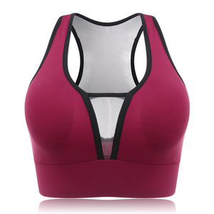 Soutien-gorge de sport actif personnalisé pour femmes, vêtements d'entraînement de fitness, style tendance, yoga, élasthanne/polyester, grande taille, respirant, nouvel arrivage - Product Image 2
