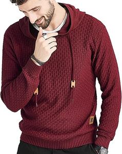 Sudaderas con capucha informales de invierno para hombre, Color sólido, 100% algodón, ajuste Regular, secado rápido, transpirable, ropa de moda ecológica - Product Image 3