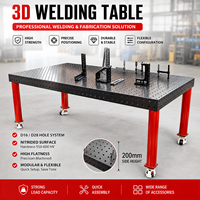 Nouvelle table de soudage modulaire 3D D28 en acier nitrué et système de fixation de précision pour table de travail, OEM, aucune électricité requise