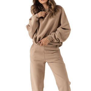 Vente chaude 2026 personnalisé formation Jogging confortable fermeture éclair survêtements deux pièces ensemble survêtements pour femmes - Product Image 3