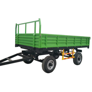 Vente à chaud de remorque à benne basculante en acier robuste avec roues à vendre - Product Image 5