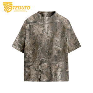 Venta al por mayor 2025 verano Streetwear Unisex Heavy Cotton Oversize camiseta para hombres 220 gramos Casual tejido hombres verano Streetwear - Product Image 1