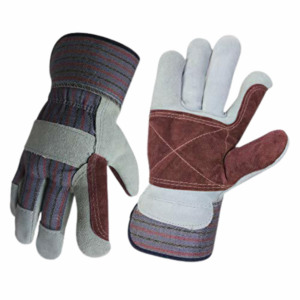 Guantes de seguridad industrial de cuero de vaca canadiense de alta calidad Guantes DE TRABAJO Premium Guantes de seguridad de aparejo de cuero de grano Premium - Product Image 2