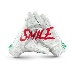 Top <b>Gloves</b> Team Logo Custom American <b>Football</b> <b>Gloves</b> With Sticky Silicone 7v7 Silicon Grip High Performance For <b>Youth</b> And Adults - Product Image 3