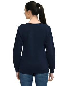 Alta calidad mujeres algodón invierno personalizado peso pesado Streetwear sudaderas de gran tamaño transpirable cuello redondo sudaderas - Product Image 6