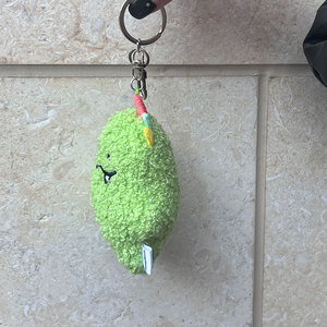 [Mongdaeng] Best Selling Stainless Steel Plushdoll <b>Keyring</b> Kimbbaduck 1 Color Letterpress Printed <b>Cute</b> Design Fashion - Product Image 6