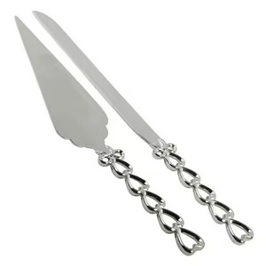 Juego de cuchillos y servidores para pasteles hecho a mano, el mejor juego de corte de pasteles de alta calidad para uso en fiestas de bodas - Product Image 5