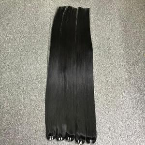 Cabello natural de un donante Cabello de trama recta, cabello virgen de alta calidad Cabello virgen 100%, cabello crudo - Product Image 1