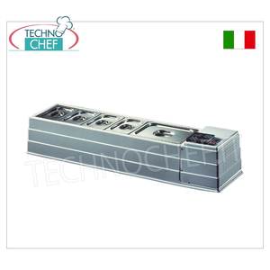 Vitrine de comptoir en ABS 1270x330 mm, équipement de réfrigération pour cuisine commerciale, réfrigérée - Product Image 3