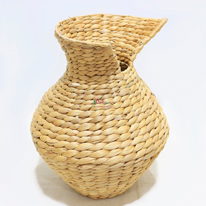 Artex Dong Thap fábrica hecha a mano agua Jacinto flor jarrones tejidos decoración del hogar minimalista Interior muestra Vietnam - Product Image 4