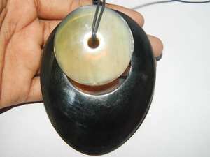 Collar de Cuerno de Búfalo Natural de Alta Calidad para Mujer, Cadena Larga, Joyería de Moda, Estilo Bohemio, Hecho a Mano - Product Image 2