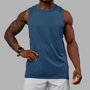 Hombres Tank Top Culturismo Muscle Workout Stringer Athletic Gym Fitness Chaleco sin mangas Fabricante - Product Image 1