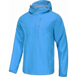 Chaqueta Deportiva Informal para Hombre con Cuello Alto, Chaqueta Universitaria con Patrón de Gofres, Cremallera Completa, Reversible, ODM OEM, Cortavientos y Transpirable - Product Image 3