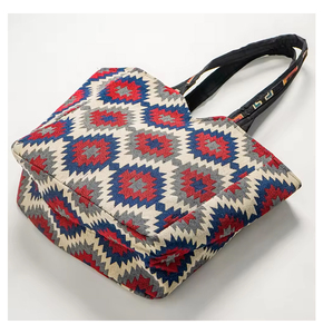 Haute sur demande meilleure offre Sheeltex (Inde) femmes fait à la main moderne Polyester coton sac à main deux poignées pour faire du shopping bon prix - Product Image 4