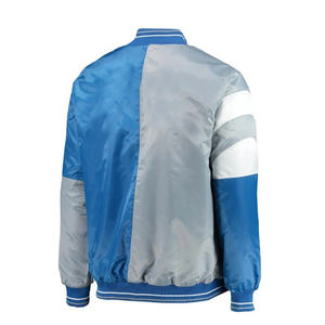 Simple Style Fashion Custom Polyester Satin Unisex Stand Zipper Front Solid Color Waterproof Breathable Lightweight Winter - Product Image 3