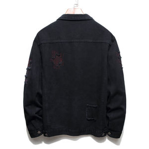 Vêtements pour hommes personnalisés vestes de couleur dégradées denim pour hommes ensembles veste et pantalon à imprimé jeans tenues pour hommes - Product Image 2