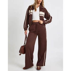 Nueva sudadera con cremallera de color liso para mujer, chaqueta informal de algodón con cremallera y forro polar para uso diario - Product Image 3