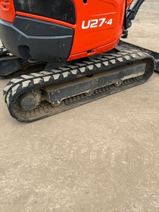 Mini-excavatrice Kubota U27-4 d'occasion la mieux notée, à bras zéro, hydraulique diesel, sur chenilles, prête à l'emploi, livraison rapide dans le monde entier - Product Image 6