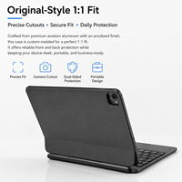 Funda con Teclado Magnético Flotante para Tablet, Estilo Mágico Personalizado, con Panel Táctil de Vidrio, Cuerpo de Aleación y Control Multigestual