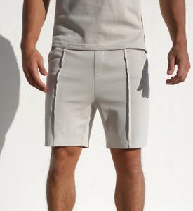 Pantalones cortos personalizados de la mejor calidad para hombre, bolsillos, Color sólido, 100% algodón, ropa de calle ligera informal, uso al aire libre, secado rápido - Product Image 1