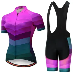 Uniformes de ciclismo de carretera personalizados para hombres, conjunto de camisa deportiva con opción de talla grande, MOQ y precio bajo - Product Image 2