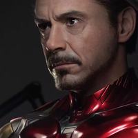 Statue de personnage Marvel sur mesure, demi-corps, MK85 Iron Man, artisanat en résine, sculpture en fibre de verre de super-héros pour la décoration de la maison