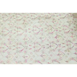Tissu géométrique TRILOKI multicolore jacquard brodé en soie brute poly 44x38 pour la confection de sacs, le bricolage et la création de mode - Product Image 6