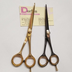 Tijeras de afeitar de alta calidad para hombres y mujeres, tijeras de peluquería alemana - Product Image 1