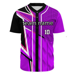 T-shirt de baseball pour hommes à rayures personnalisées de qualité supérieure, couleurs personnalisées, maillot de baseball pour garçons, uniformes de baseball - Product Image 5