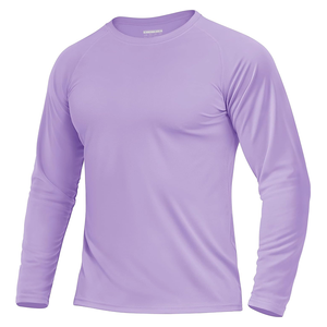 2025 Mens Polyester Spandex Anti-UV Eco-Friendly Moisture Wicking Outdoor Training <b>Top</b> Custom Logo Designed Tenzo Int'l Rash - Product Image 6