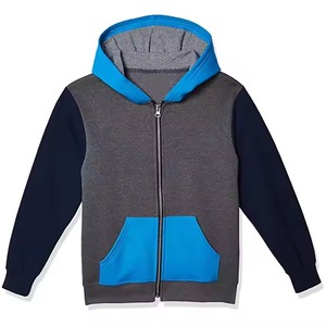 Sweat à capuche vintage en coton de qualité supérieure pour hommes Logo personnalisé Design Zip Up Distressed Broderie Polaire Hoodies - Product Image 5