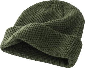 Bonnet personnalisé imprimé partout Jacquard gothique sans manchette adultes hiver bonnets tête de mort bonnet en tricot avec logo bonnet en tricot - Product Image 5
