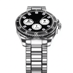 Montre connectée Rogbid avec écran IPS de 1,43 pouce, étanche IP68, moniteur de fréquence cardiaque, bracelet en acier inoxydable, tracker de fitness unisexe - Product Image 2