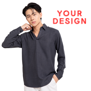 Camiseta de Compresión Casual para Hombre, Personalizada al por Mayor, de Poliéster/Algodón, Hecha en Vietnam, con Diseño Impreso, de Secado Rápido, Manga Larga, Competitiva - Product Image 3