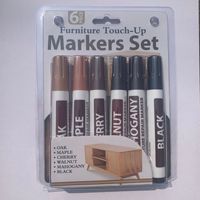 Marqueurs de retouche pour meubles Mikailan WX-1515, stylo de retouche pour rayures, éliminateur de peinture pour armoires en bois, sols, tables, chaises