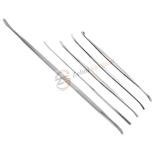 Ensemble chirurgical Zelmi 5 pièces dissecteurs manuels en acier inoxydable Penfield pour neurochirurgie Instruments de haute qualité - Product Image 1