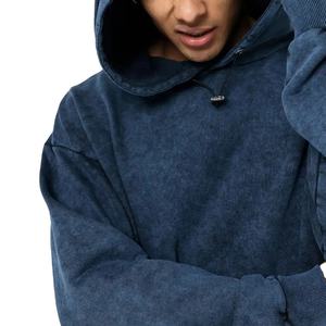 Nouveau survêtement unisexe tendance en molleton 100 % coton délavé à l'acide, style sportif et urbain, vente chaude hiver, OEM 2026 - Product Image 3