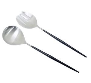 ชุดช้อนส้อมมีดสเตนเลส,มีดด้ามปากกาแฮนด์เมดสำหรับใช้ในบ้านและร้านอาหาร - Product Image 1