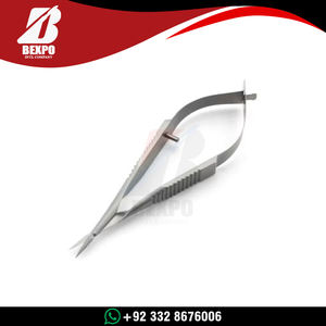 Tijeras de Capsulotomía Vannas, Puntas Rectas y Curvas Afiladas, Acero Inoxidable Reutilizable, Herramienta Quirúrgica Oftálmica y Neuroquirúrgica para Microdisección - Product Image 5