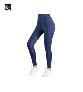Collants d'équitation personnalisés pour femmes Pantalon en silicone actif Collants d'équitation Grip Culotte d'équitation - Product Image 1