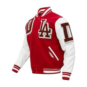 Veste bomber universitaire pour homme en laine de haute qualité, col montant sportif, personnalisable sur le devant, vêtements d'hiver personnalisables - Product Image 4