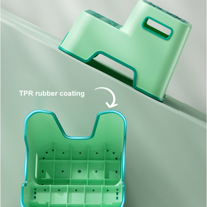 Factory Wholesale PP+TPE Material Strong Load-bearing Non-slip <strong>Puzzle</strong> <strong>Pattern</strong> Children's Footstool - Product Image 4